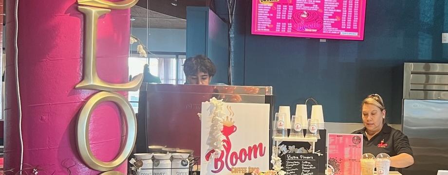 entrance to Bloom Coffee Shop